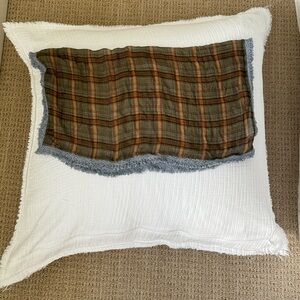 Chan Luu Plaid Scarf